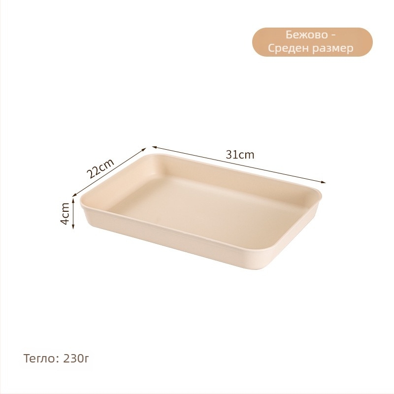 ПП квадратна тава – модерен минималистичен стил, непригодна за микровълнова фурна, възможност за лого персонализация