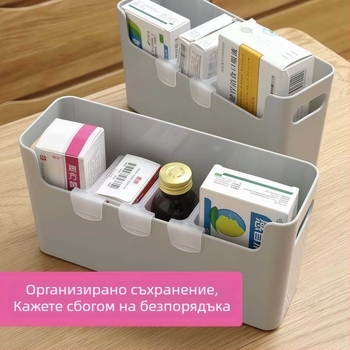 Разделител за хладилник, клип-стил решетъчен органайзер, пластмасов, прост модерен стил, 1 слой