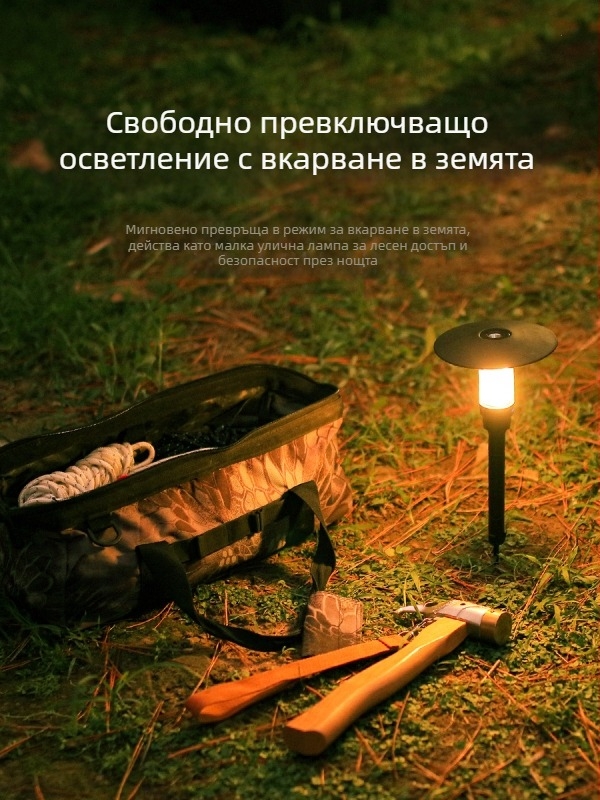 ISE MOUNT Външна алуминиева лампена стойка с разглобяем трипод за настолен и подов монтаж