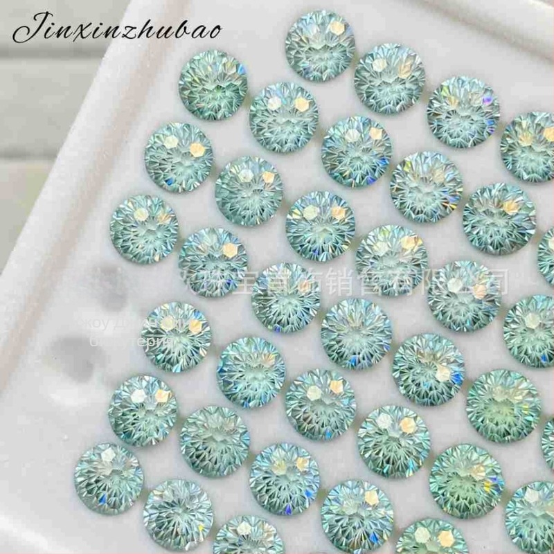 Moissanit кръгъл камък, кръгла форма, VS чистота, персонализирана обработка