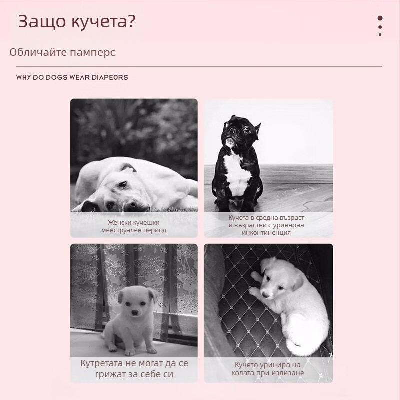 Пелени за котки и кучета с дишаща основа и полимерно ядро, еластична лента – 10 броя