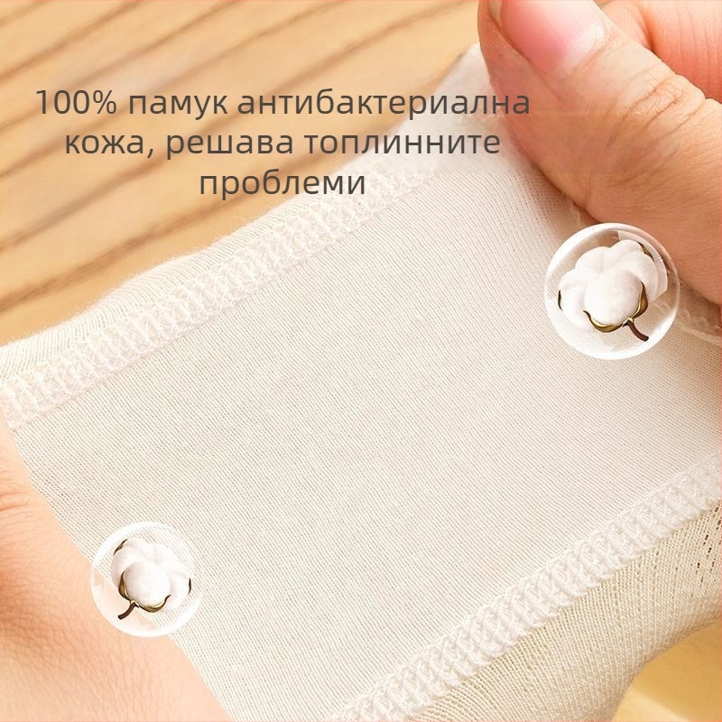 4-частен комплект памучни долнища за момичета, 95% памук, клас A безопасност, код 3008