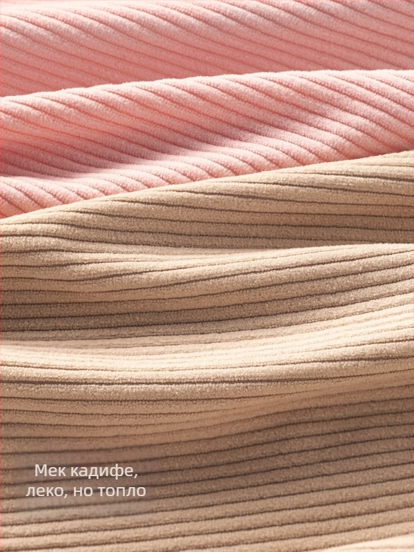 Детски водоустойчив Corduroy смок с лигавник, карикатурен принт, 100% полиестер, възраст 0–1 г, есен 2025