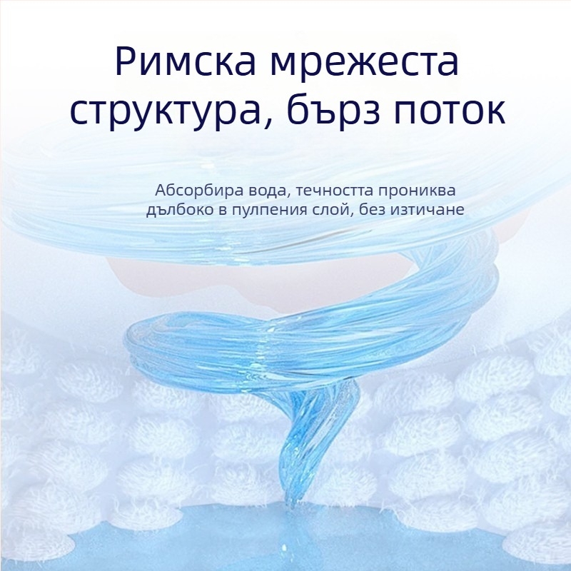 Klingbell Подложка за урината за домашни любимци, еднократна абсорбираща подложка, пакет 100 бр, Материали: нетъкана тъкан; водоабсорбиращ полимер; PE филм