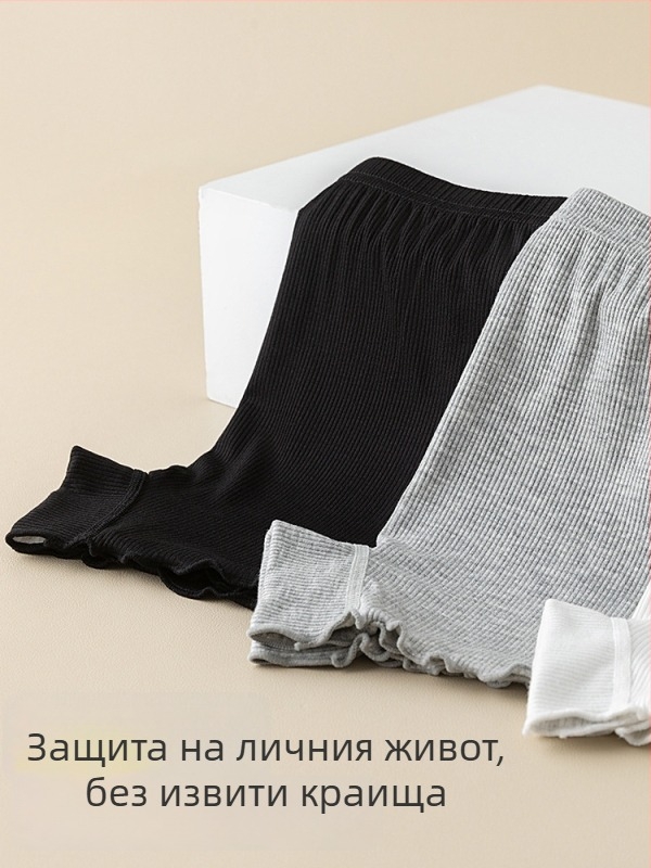 Детски момичешки гащички с предпазни шортове 2-в-1, 92% памук, за възраст 3–8 години, лятна версия