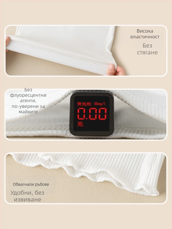 Детски момичешки гащички с предпазни шортове 2-в-1, 92% памук, за възраст 3–8 години, лятна версия