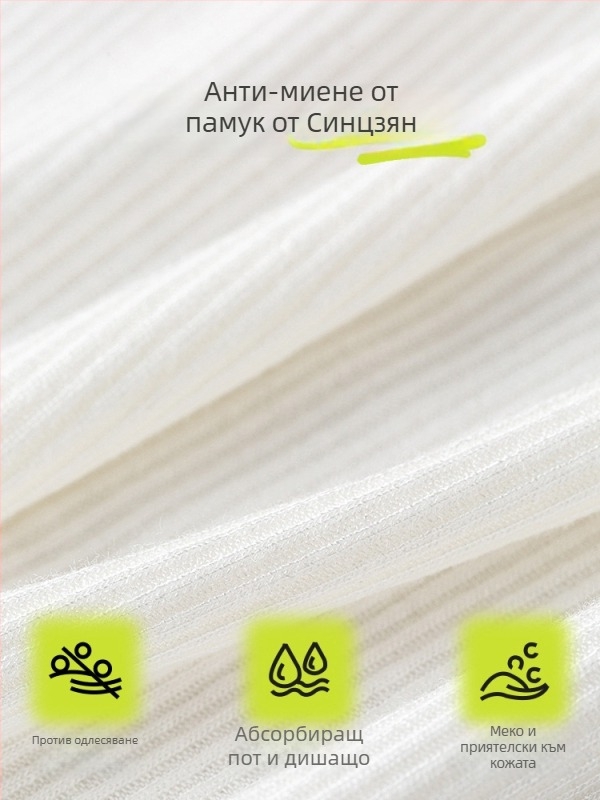 Детски момичешки гащички с предпазни шортове 2-в-1, 92% памук, за възраст 3–8 години, лятна версия