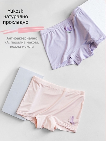 Детско бельо за момичета, антибактериално, Ucosilk, регенирано целулозно влакно 92,9%, клас А, за деца 3–8 години