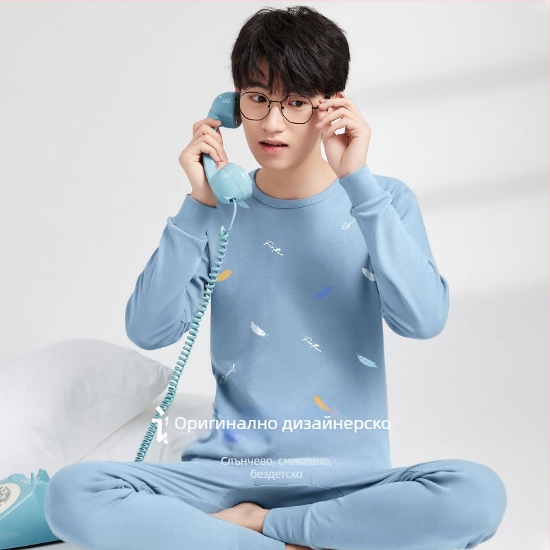 Детски комплект долни дрехи за момчета – Марка: Funi paul; 100% памук; Combed cotton; Модел: Cartoon; Топло