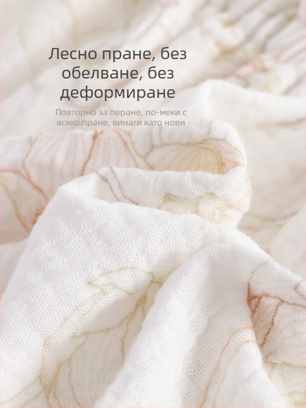 Обучителни панталони за бебета от марля – антибактериални, дишащи, клас A безопасност, за бебета и малки деца (0–3 г)