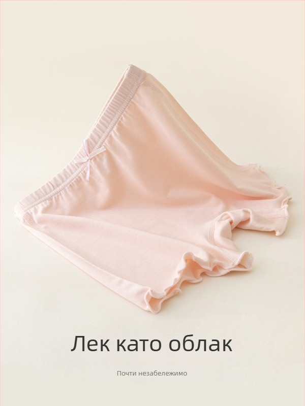 Детски летни долнища от модал памук, клас A, антиплъзгане, за момичета, средна талия, за възраст 3–8 г