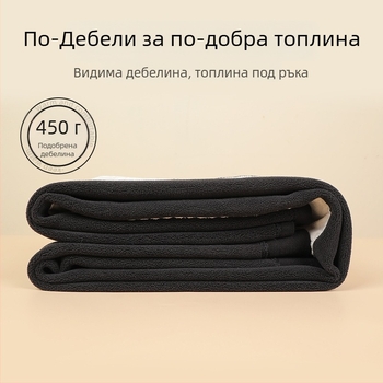 Мъжки термални панталони от вълна и коприна, висока талия, двойнослойни, подплатени с флис, защита за коляното