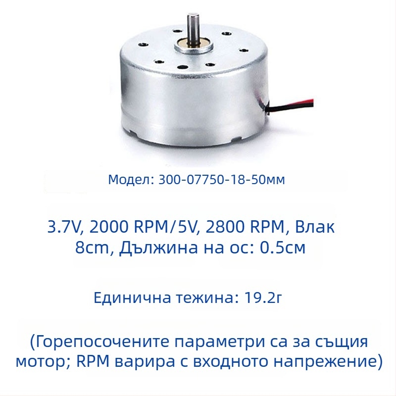 Мотор с четки от Yuebang — микро DC мотор, под 36V, 3C сертификация