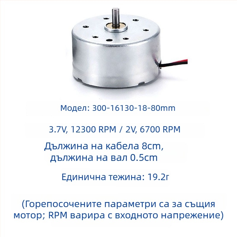 Мотор с четки от Yuebang — микро DC мотор, под 36V, 3C сертификация