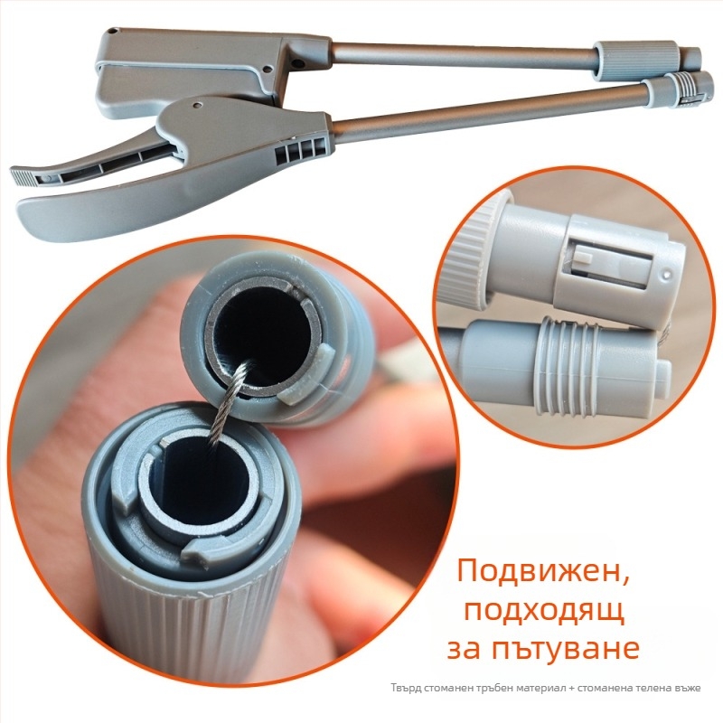 Многофункционален помощник за обувки с дълга дръжка и клип — модел 20524654, подходящ за възрастни и бременни