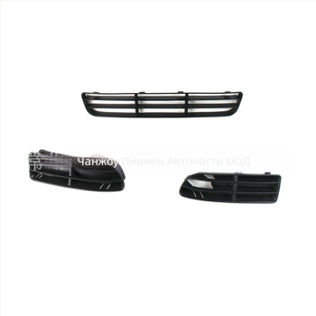 Долна мрежеста решетка за предна броня на VW Bora 1999-2005 | ABS пластмаса | Монтаж: броня | Номери на аксесоарите: 1J5853677C, 1J5853666C, 1J5853665B | Марка: CZPINCHEN