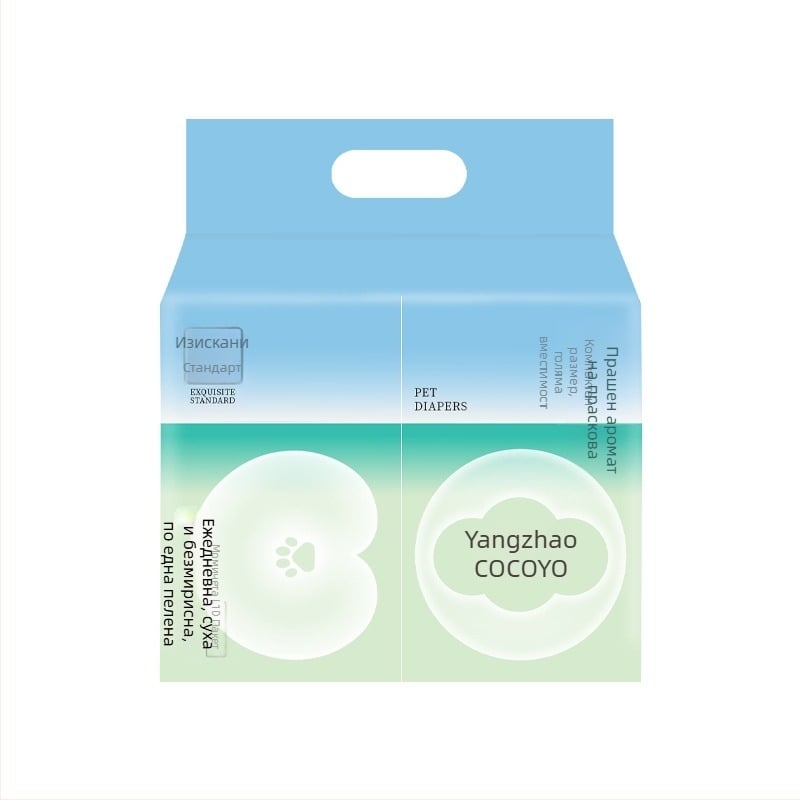 COCOYO Claw Кучешки пелени с подложка за урина - абсорбиращи, дезодиращи и против протичане, 10 бр./пакет, 3S супер мека нетъкана материя