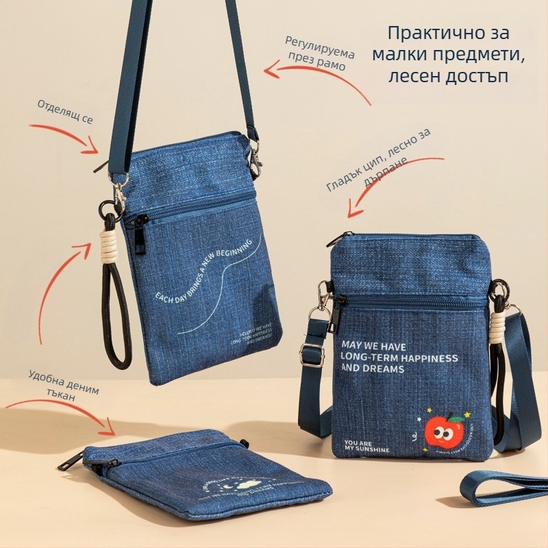 Калъф за паспорт (платно; цип; джоб за документ; вертикална квадратна форма; унисекс)