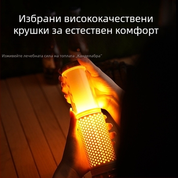 Къмпинг лампа с телескопичен дизайн, презареждаща LED светлина, 5V/10W, двуцветноAtmosферно осветление, магнитна работна лампа