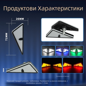 LED фарове за мотоциклети – 12V, 12W, 1200 lm, IP60, модел Imp Eyes