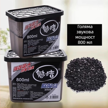 Гардеробен влагоуловител и десикант със активен въглен, 377 г, кутия с 36 бр.