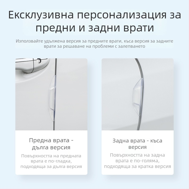 Shunwei PVC лента за предпазване на ръба на автомобилната врата – универсална съвместимост, защита от удар и надраскване (Марка: Shunwei; Материал: PVC; Модел: лента за врати; Съвместимост: Универсална)