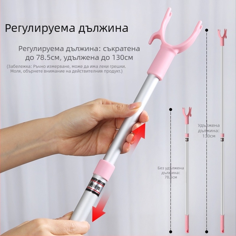 Meiliya Алуминиева сплавна вилица за дрехи за балконно сушене