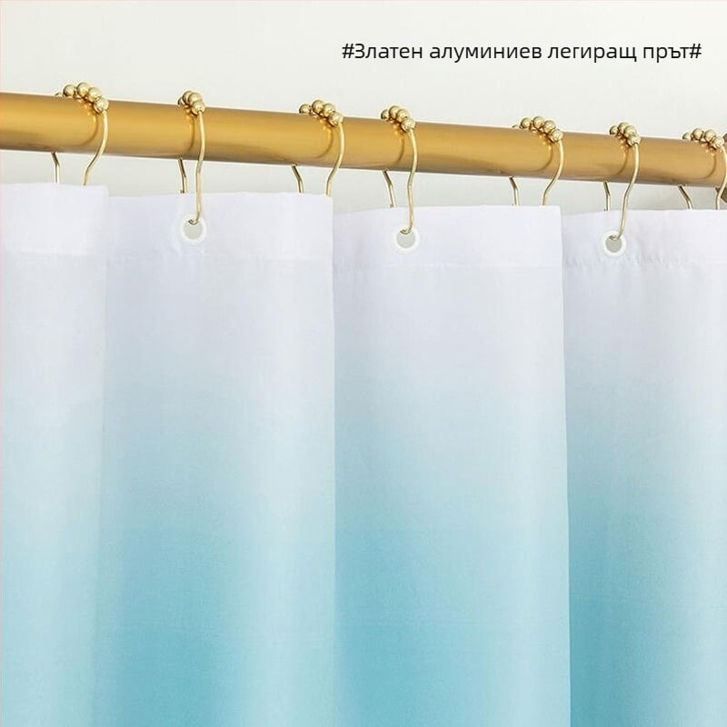 Душ корниз – без пробиване, телескопичен прав прът, за сушене на дрехи и завеси