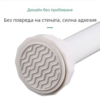 Телескопична пръчка за сушене на дрехи от неръждаема стомана, без пробиване, за балкон, модерен минималистичен дизайн, ODM/Shuntiancai, 2024 г.