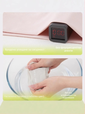 Детски шорти за лято от найлон (73% найлон, 27% еластан), 3/4 дължина, висок талия с ластик, без прорез в чатала