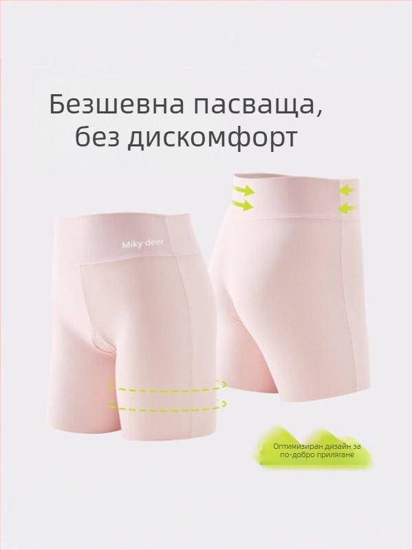 Детски шорти за лято от найлон (73% найлон, 27% еластан), 3/4 дължина, висок талия с ластик, без прорез в чатала