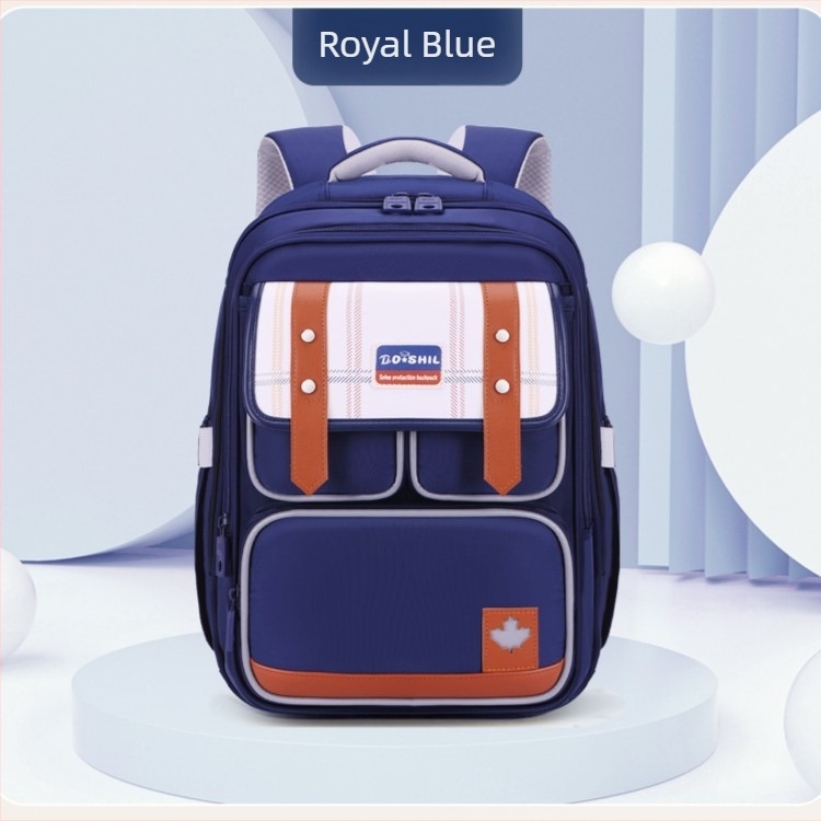 Раница от Oxford плат, европейско-американски ретро стил, унисекс, за 3–4 клас, за училищна употреба