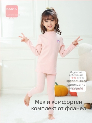 Легинги за момичета, корейски стил, памук 95%, средна талия, за деца 3–8 години