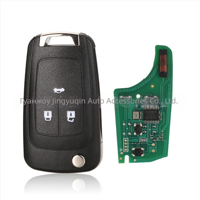 Дистанционно управление за ключ за Chevrolet Cruze, Buick Regal, Opel – 315/433 MHz, 2–5 бутона, PP чип, ABS+мед корпус
