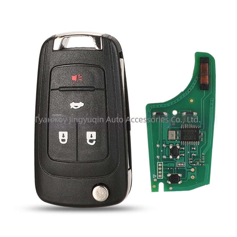 Дистанционно управление за ключ за Chevrolet Cruze, Buick Regal, Opel – 315/433 MHz, 2–5 бутона, PP чип, ABS+мед корпус