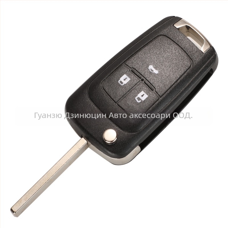 Сгъваема обвивка за ключ Chevrolet/Opel/Buick Cruze Malibu – оригинален модел; съвместима с 2/3/4/5 ключа; корпус от инженерни пластмаси; ключова част от мед; тегло 42 g