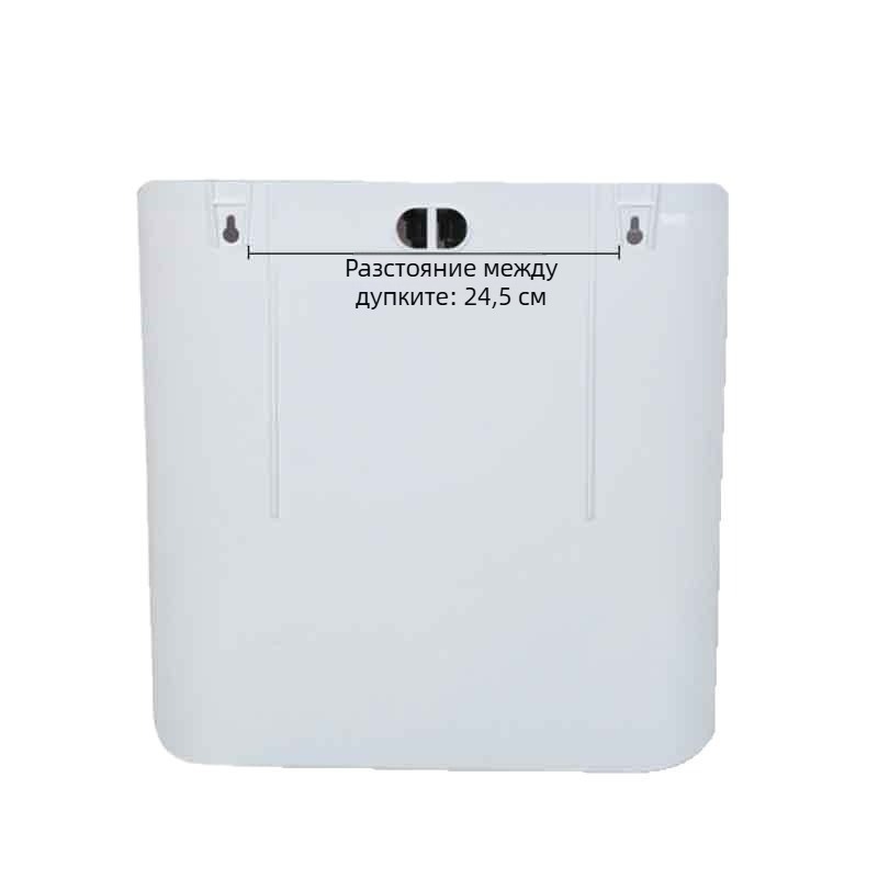 Rujie PP воден резервоар за клек-тоалетна – комплект, ръчно промиване, 5–8 л, пластмасов