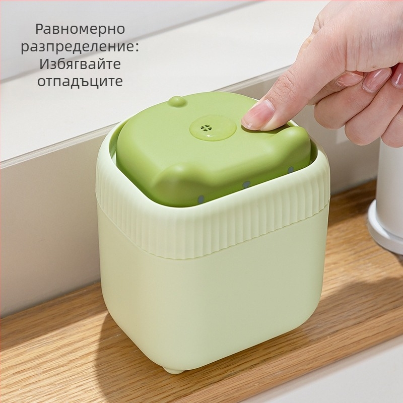 Кухненски дозатор за сапун, Heart-made, ръчно натискане, ABS, стил лек лукс, изработено чрез инжекционно формоване