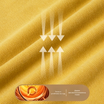 Детски термален комплект за горно облекло и долнище, двустранно флисово подплатен, удебелен, меко плетено топло облекло