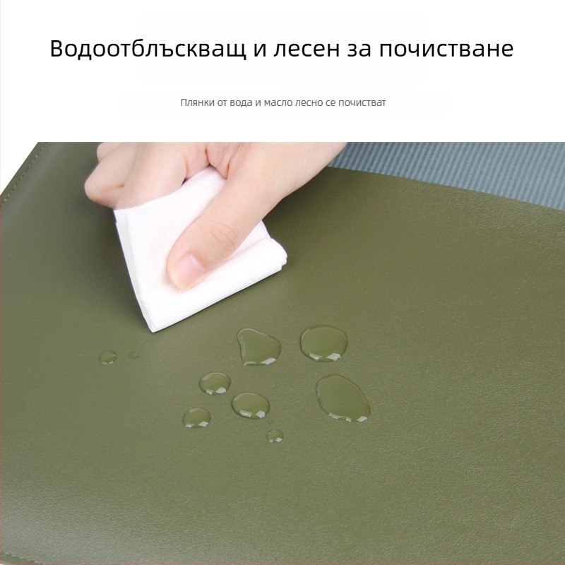 MacBook калъф за лаптоп, водоустойчив PU материал, каре модел, подплата от микровелур