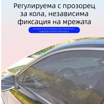 Автомобилна прозоречна мрежа против комари – марля мрежа, отвори 0.01, диаметър на тел 0.01, експлоатационен срок 3 години, марка dbd