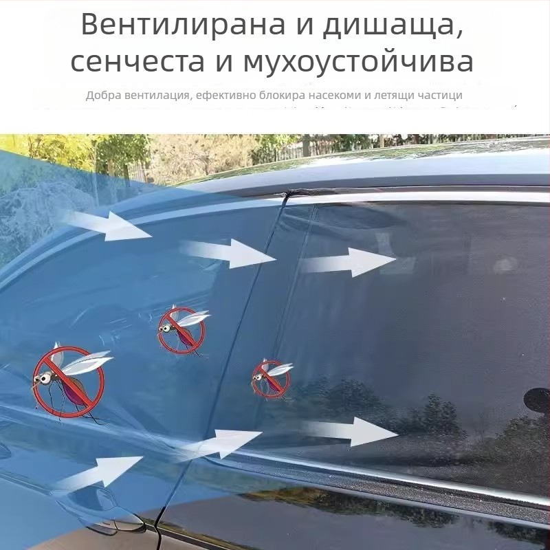 Автомобилна прозоречна мрежа против комари – марля мрежа, отвори 0.01, диаметър на тел 0.01, експлоатационен срок 3 години, марка dbd
