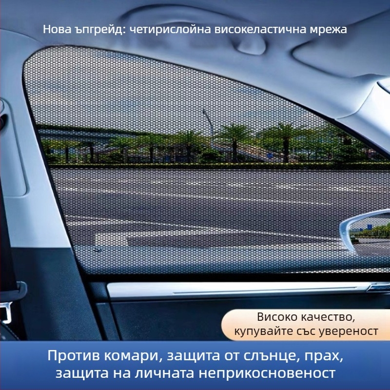 Автомобилна прозоречна мрежа против комари – марля мрежа, отвори 0.01, диаметър на тел 0.01, експлоатационен срок 3 години, марка dbd