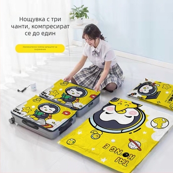 Чанта за вакуумно компресиране за одеяла и дрехи, тип всмукване, PA-PE материал, модел Y171, произход Zhejiang