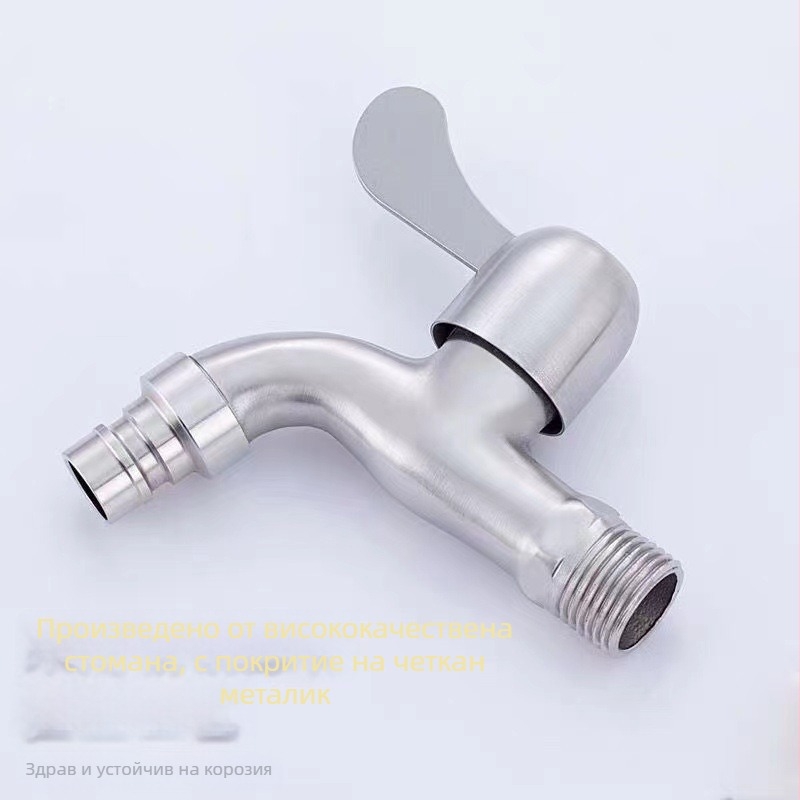 Вграден стенен кран от неръждаема стомана 304, Leverton 14572 – матова повърхност, Ø седалка 20 мм, 0–90°C, 0,8 MPa