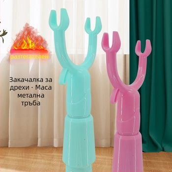 Разтегателна пръчка за сушене на дрехи от неръждаема стомана за балкон – метал, балконно използване, модерен минимализъм