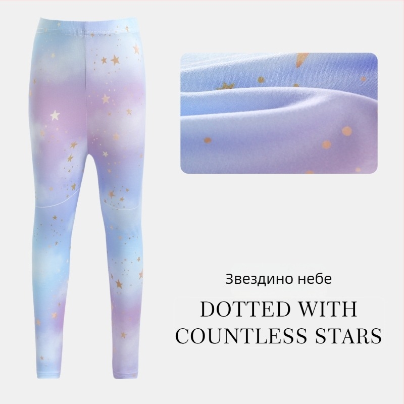 Панталони за момичета с къс крачол за лято: леки и дишащи полиестер, ниска талия с ластик, за деца 3–8 години