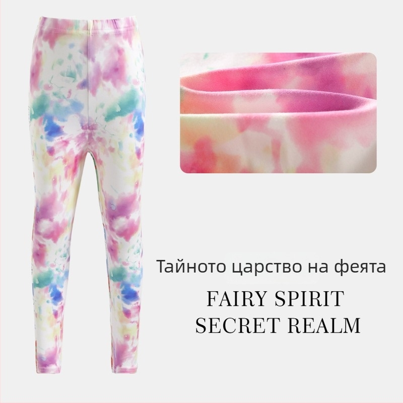 Панталони за момичета с къс крачол за лято: леки и дишащи полиестер, ниска талия с ластик, за деца 3–8 години