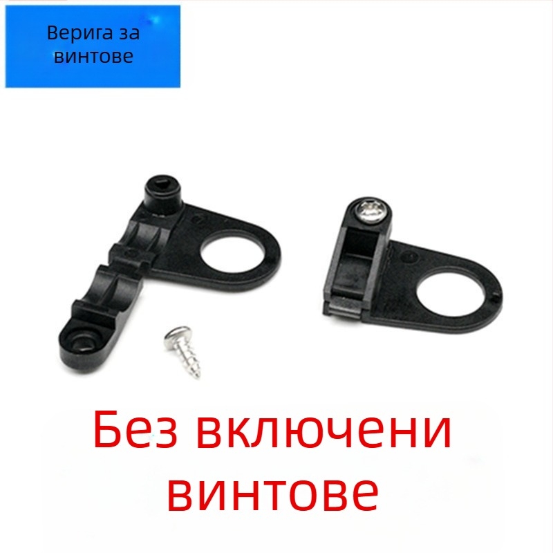 WJ клип за кабели за настолна лампа със заключващ механизъм, 10 мм дупка, пакет 500 броя