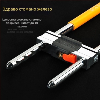 Стъклена врата — U‑образна заключалка за магазини и домове, двойна заключалка против кражба, удълнена U‑форма